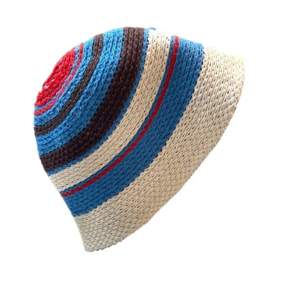 Urban Outfitters Kelly Striped Crochet Bucket Hat Women's NEW